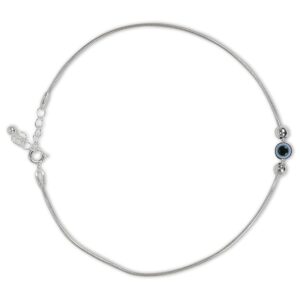 silver anklets for women