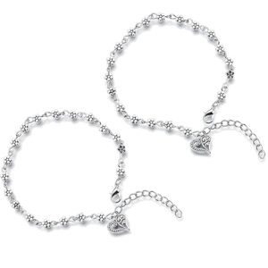 silver anklet design