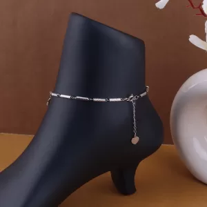 Silver anklet designs 