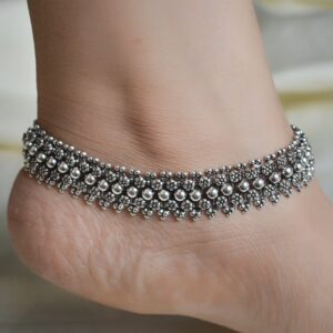 Silver anklet designs 